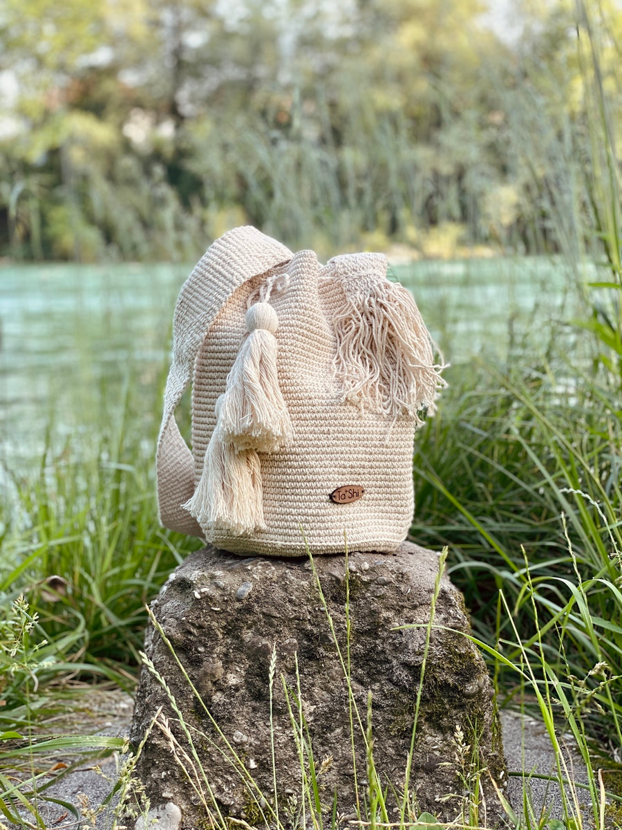 Ročno pletena torbica Chiapas